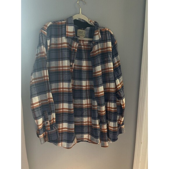 Grove & Hollow Shirt Men's Size S Flannel Plaid Long Sleeve Button Up Top - Picture 1 of 10